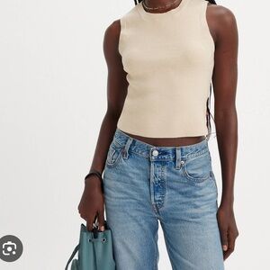 Levi's Sweater Tank Top - Cream